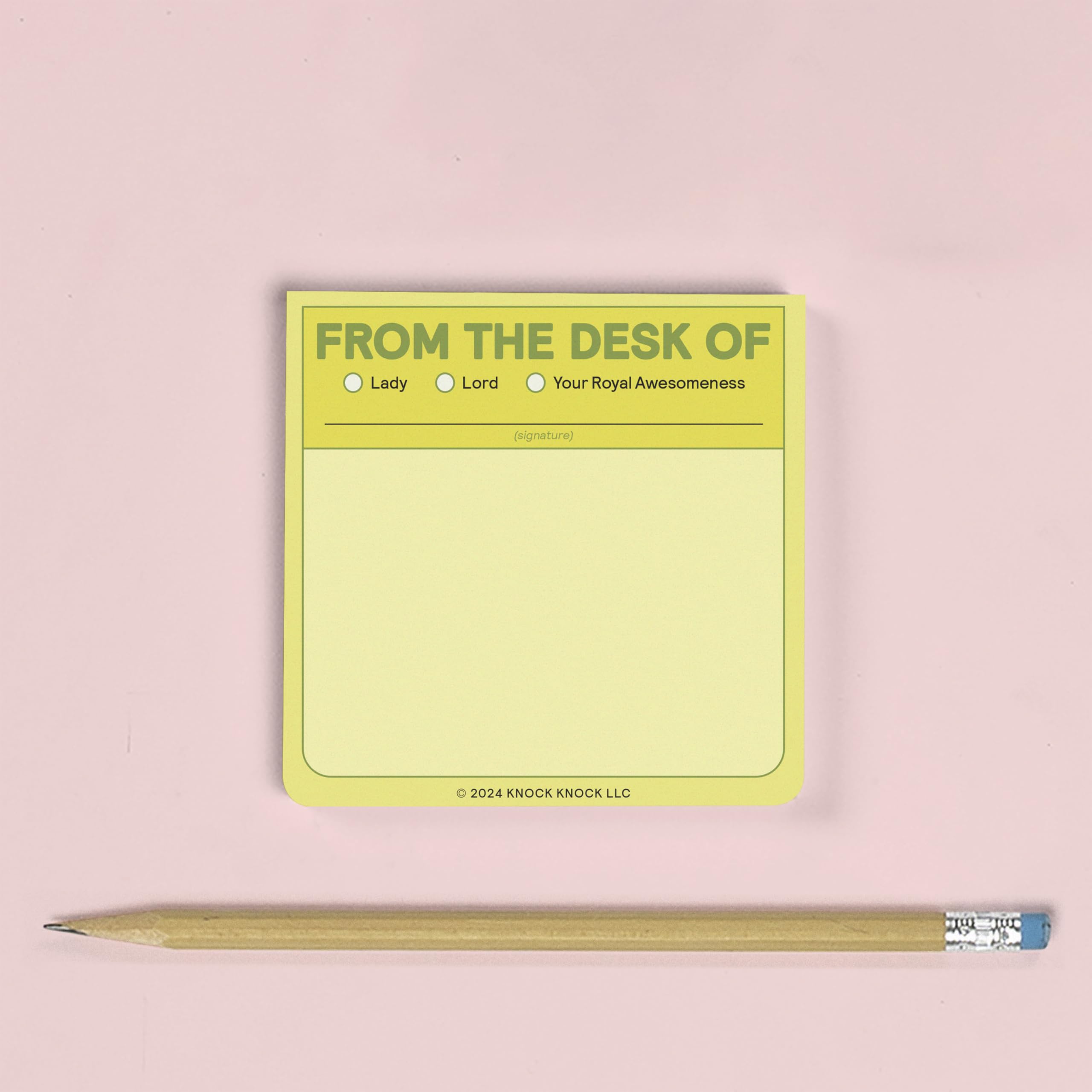 8-Count Knock Knock from The Desk of Sticky Note, 3 x 3-Inches, 100 Sheets Each - Image 5