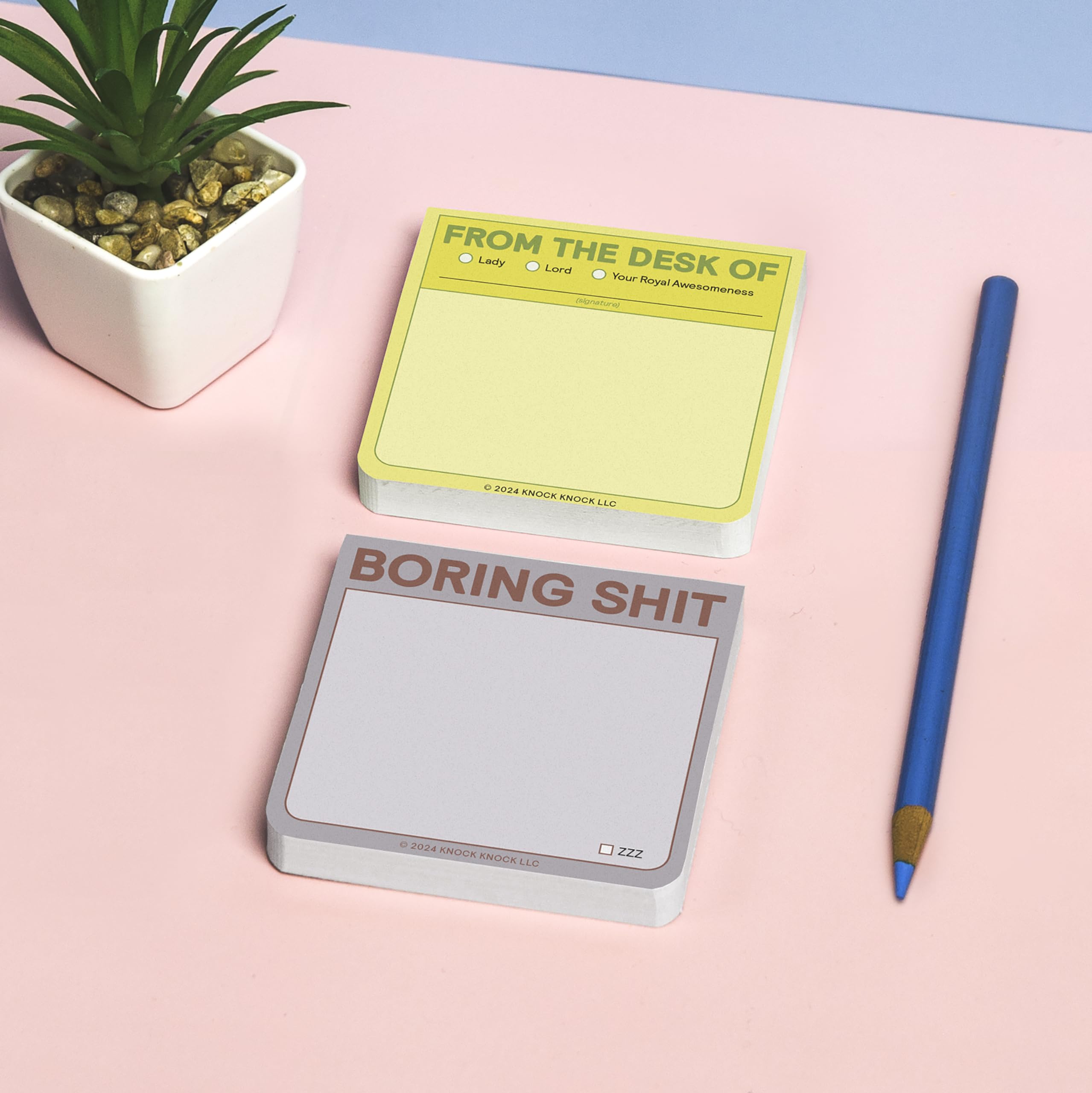 8-Count Knock Knock from The Desk of Sticky Note, 3 x 3-Inches, 100 Sheets Each - Image 6