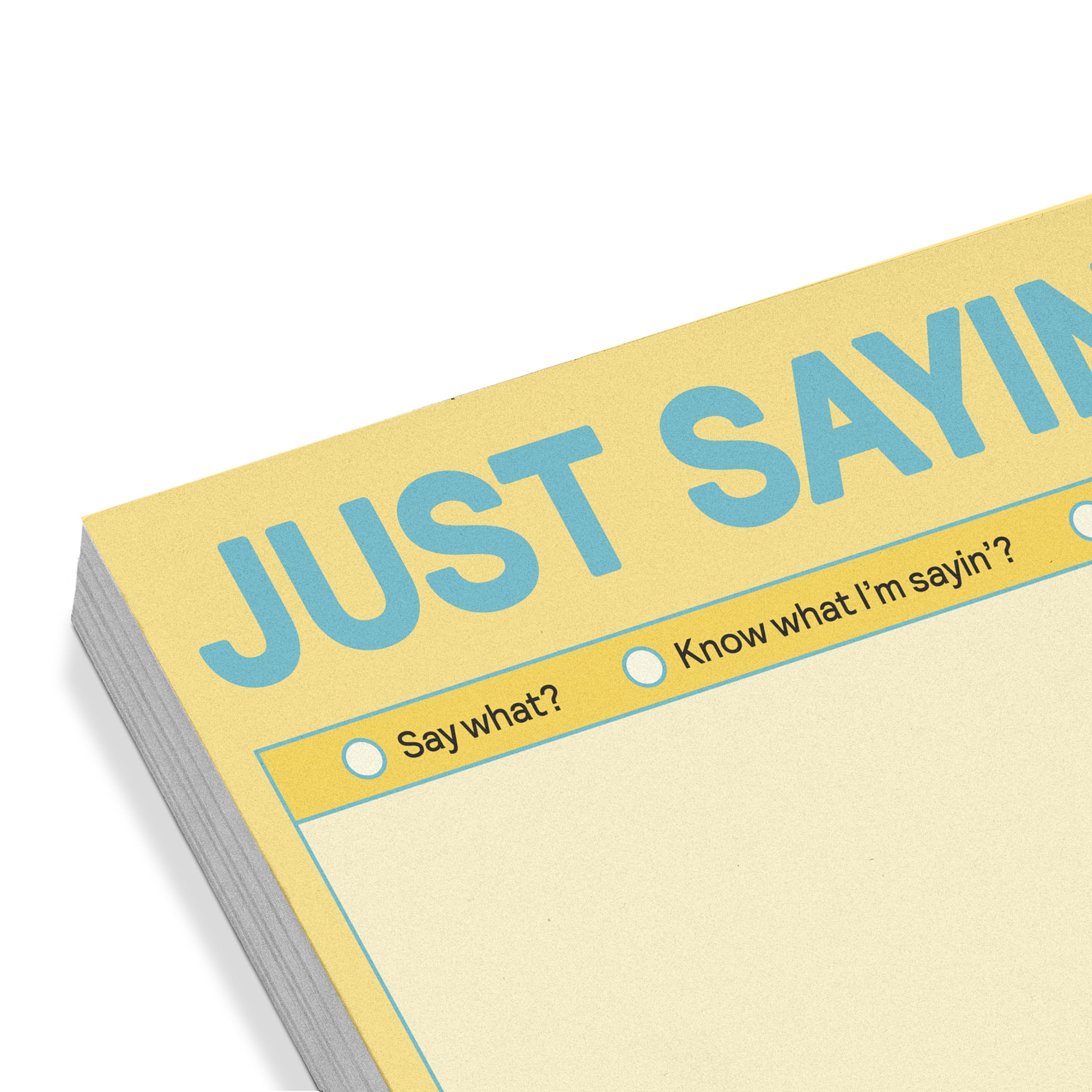 1-Count Knock Knock Just Sayin' Sticky Note (Pastel Version, 3 x 3-inches) - Image 3