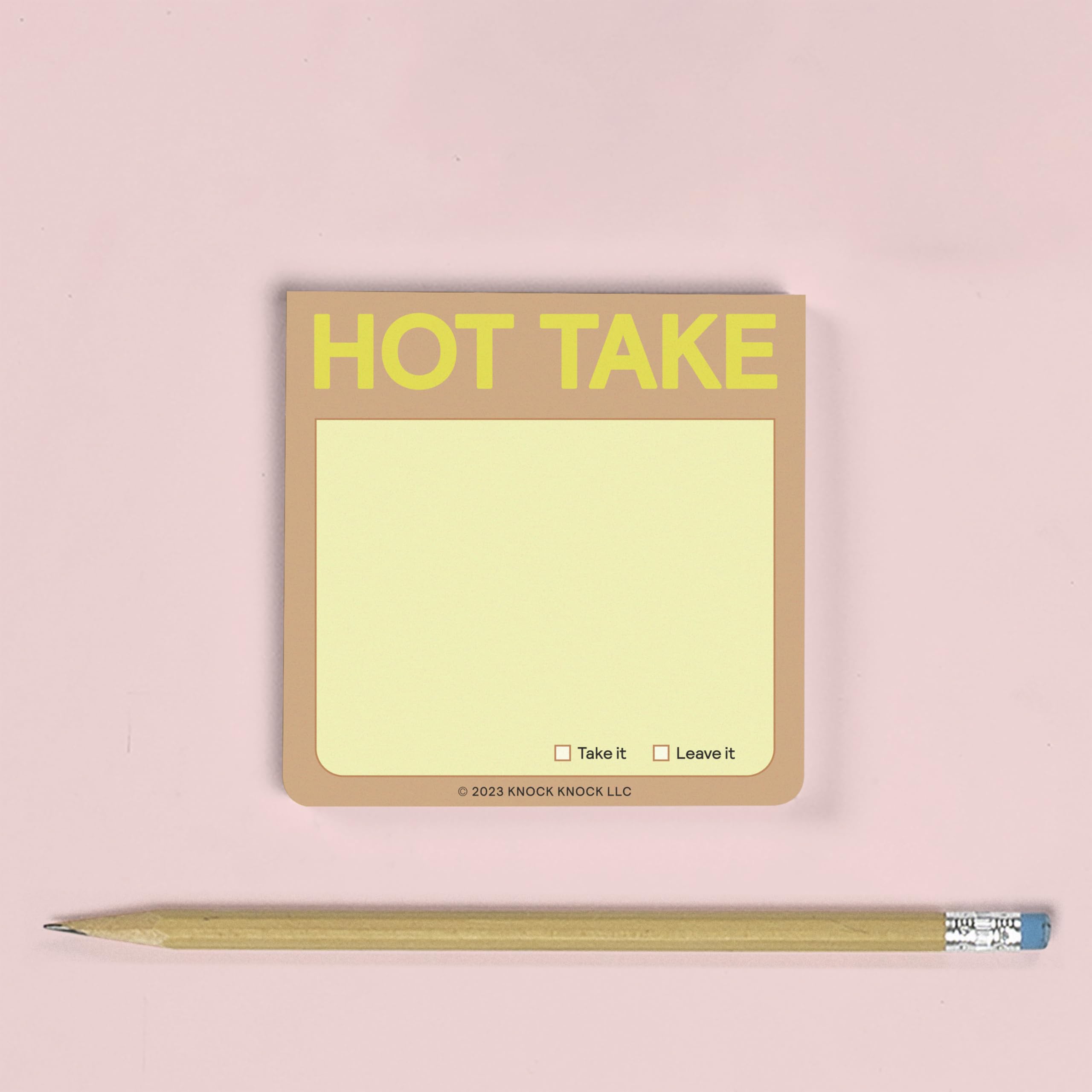 8-Count Knock Knock Hot Take Sticky Note Pads, 3 x 3-inches, 100 Sheets Each - Image 5