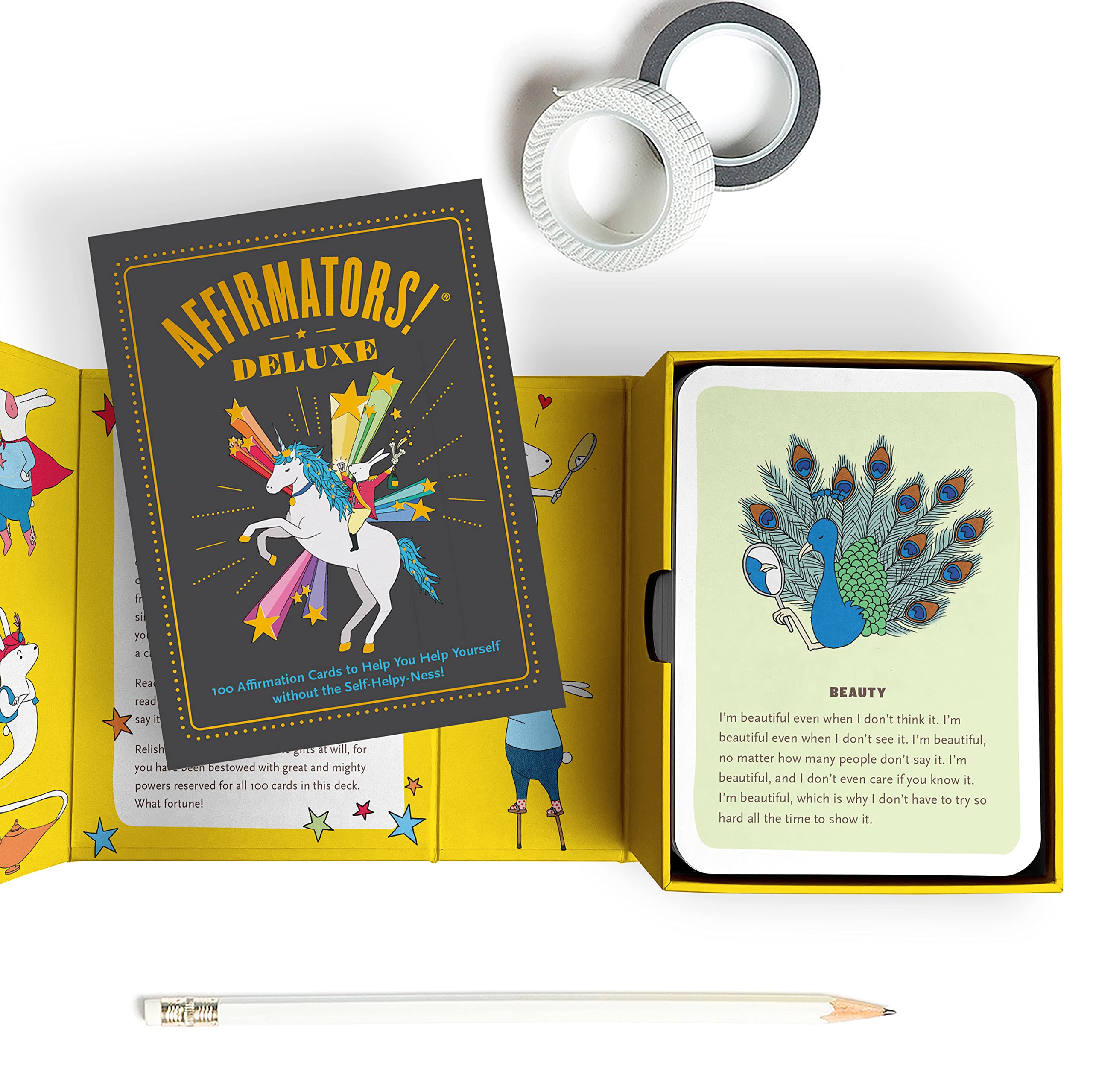 Affirmators! Deluxe Deck: 100 Affirmation Cards Deck - Affirmation Cards to Help You Help Yourself without The Self-Helpy-Ness - Image 6