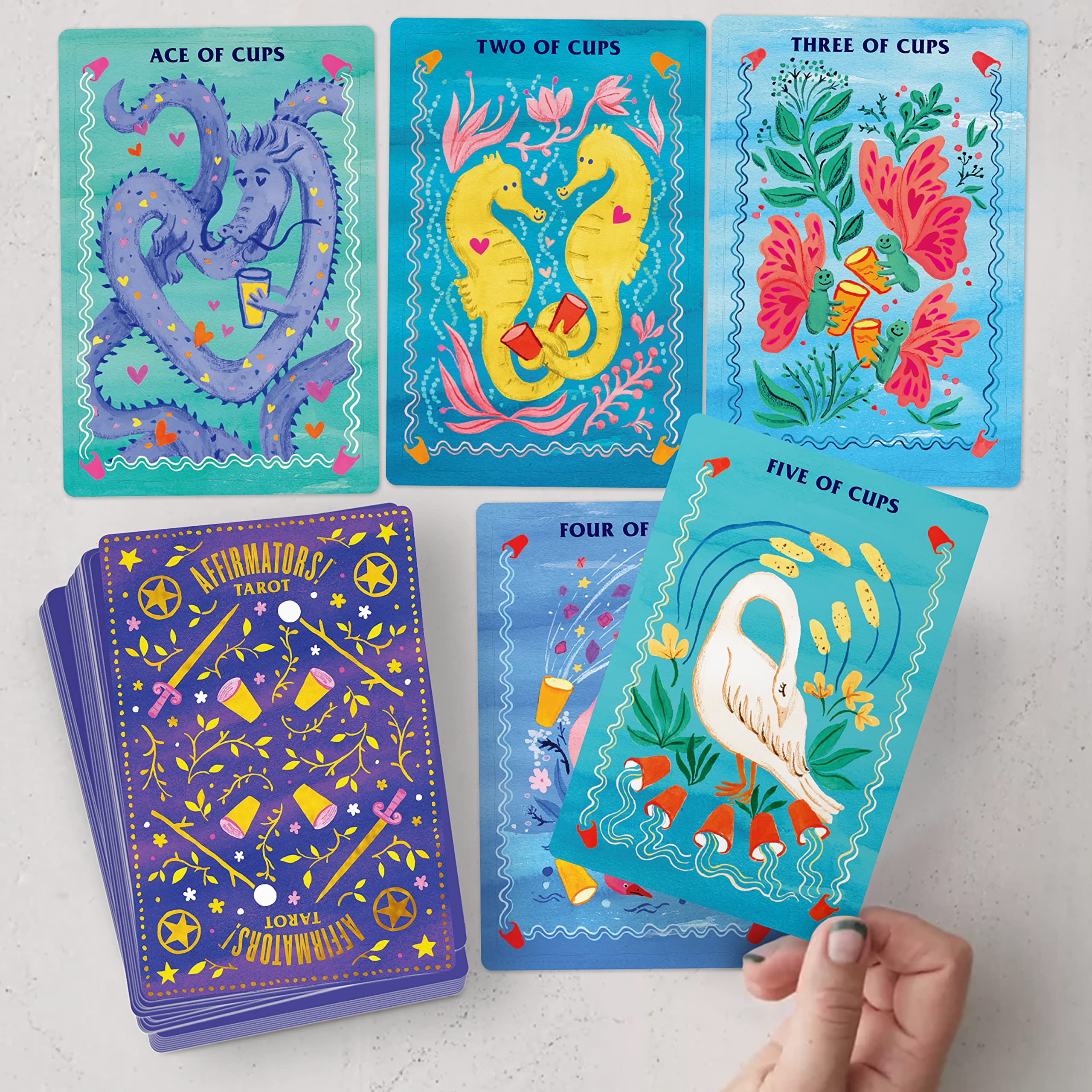 Affirmators! Tarot Cards Deck - Daily Affirmation Tarot Cards with Positive Affirmations For Magical Guidance from the Universe to Help You Help Yourself without the Self-Helpy-Ness - Image 5
