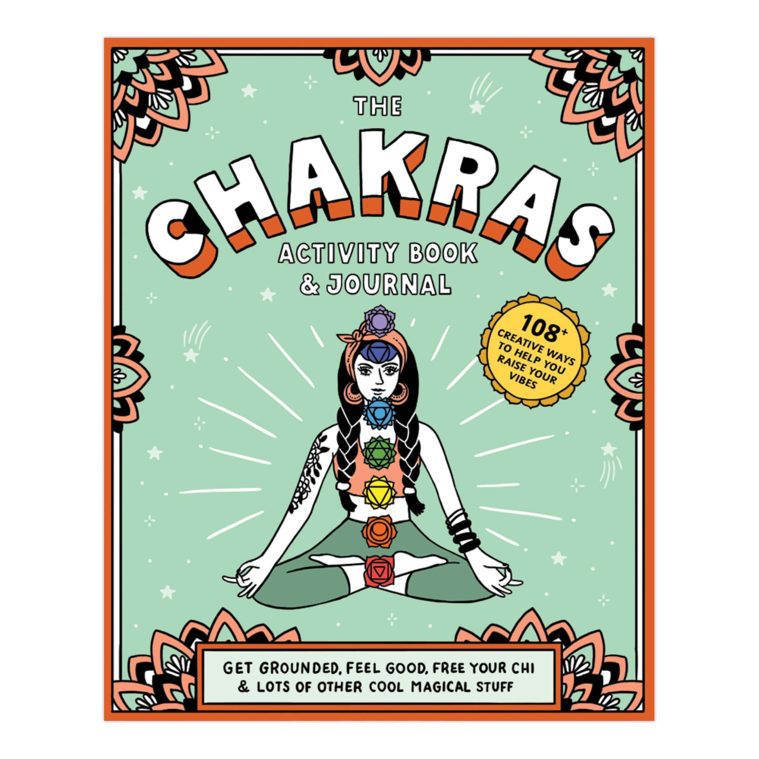 Chakras Activity Book & Journal: Get Grounded, Feel Good, Free Your Chi & Lots of Other Cool Magical Stuff (Knock Knock Activity Book & Journal) - Image 3