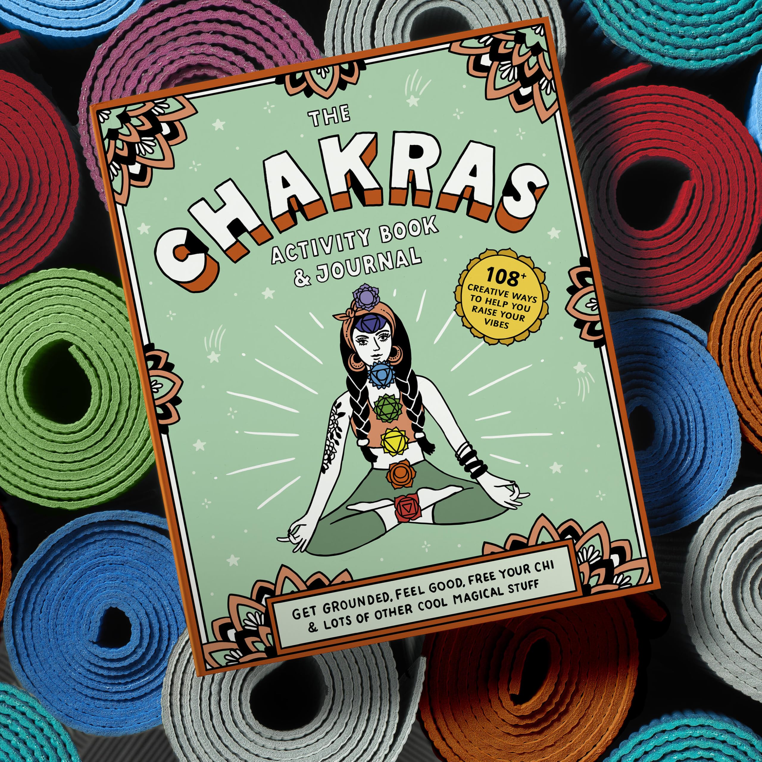 Chakras Activity Book & Journal: Get Grounded, Feel Good, Free Your Chi & Lots of Other Cool Magical Stuff (Knock Knock Activity Book & Journal) - Image 4