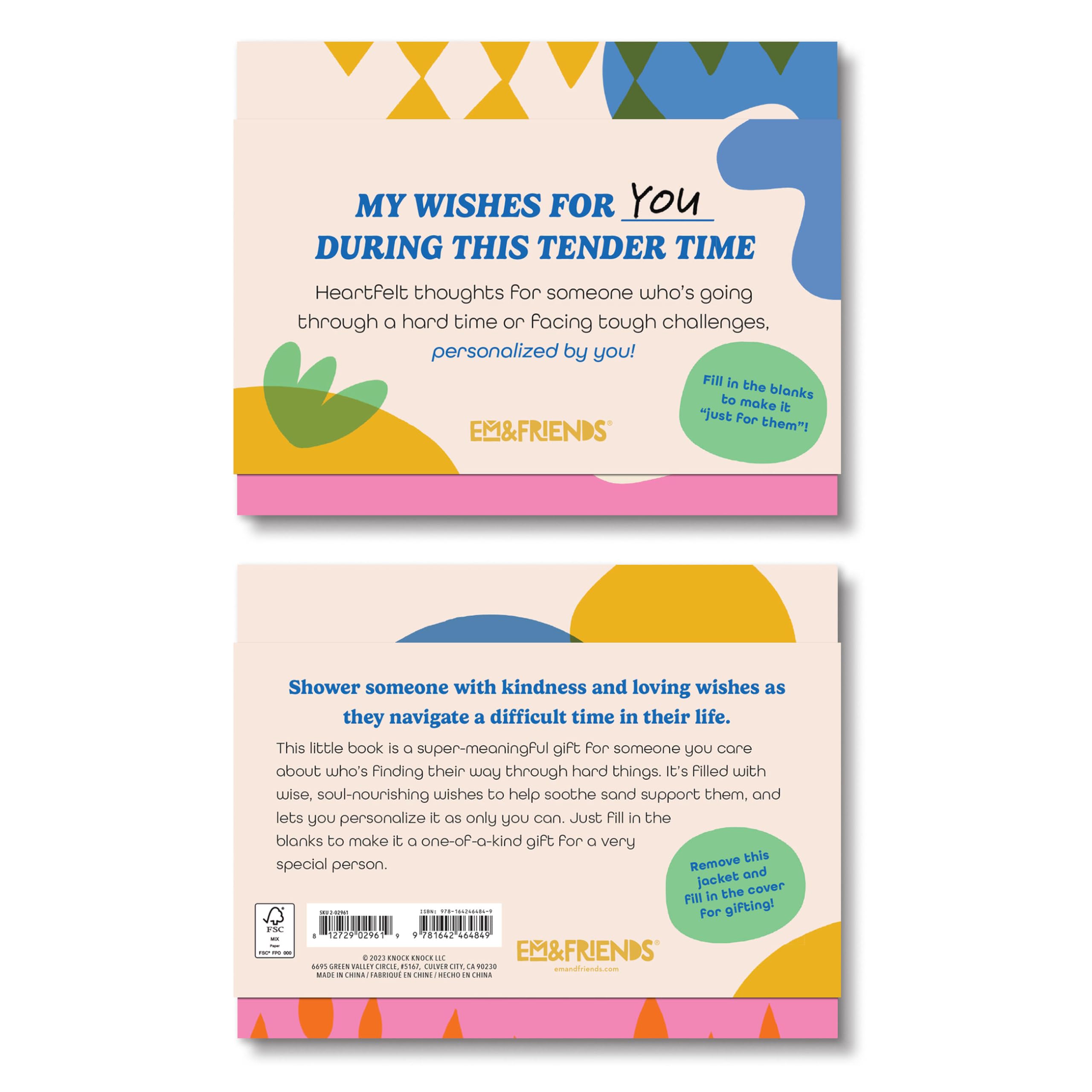 During This Tender Time Fill-In Gift Book: A My Wishes for You Fill-In-the-Blank Book (Personalized By You) (Em & Friends Wishes for You Fill-in Books) - Image 3