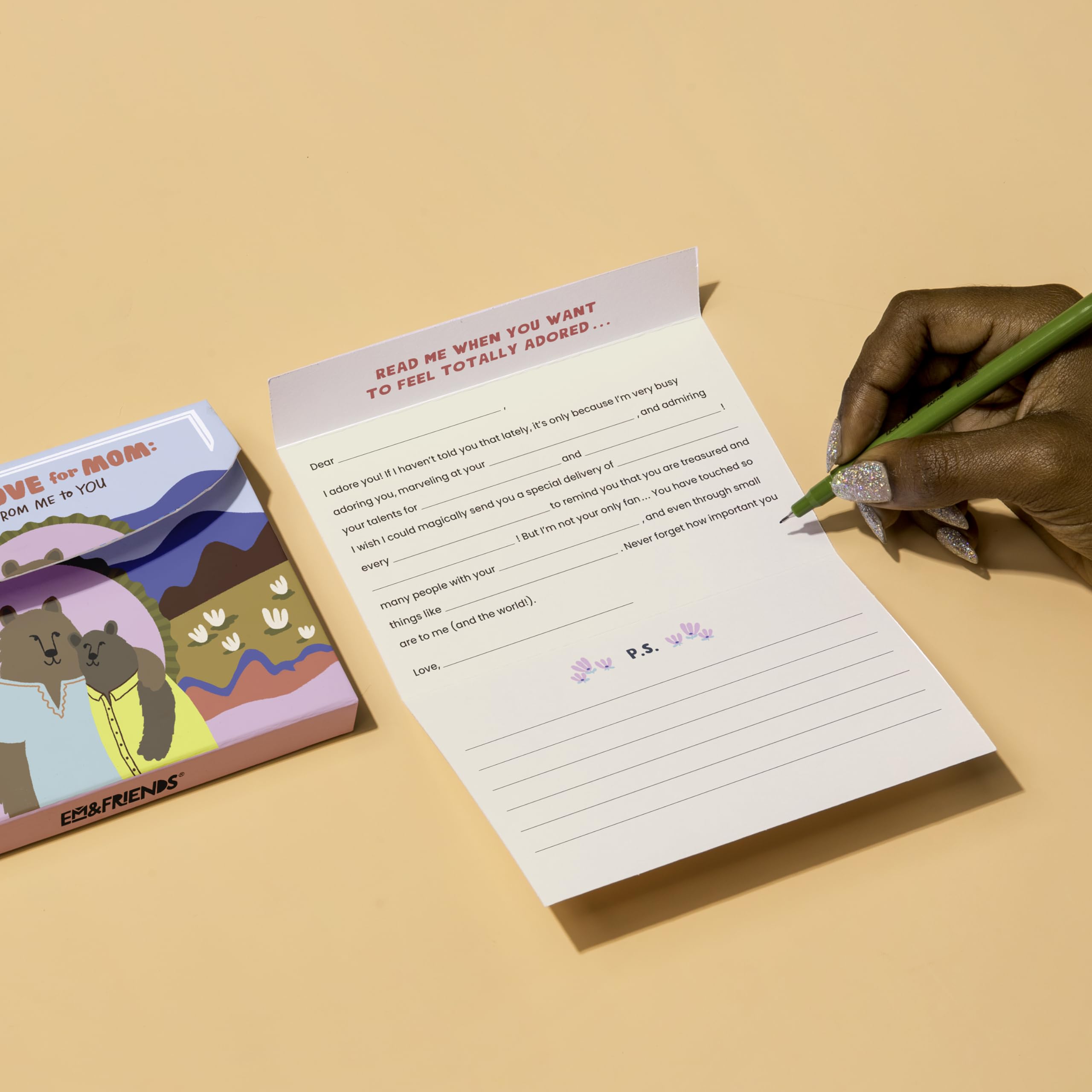 Em & Friends A Box of Love for Mom: Read Me When... Box of Fill-In-The-Blank Letters for Mom (Em & Friends Fill in the Love Read Me When) - Image 5