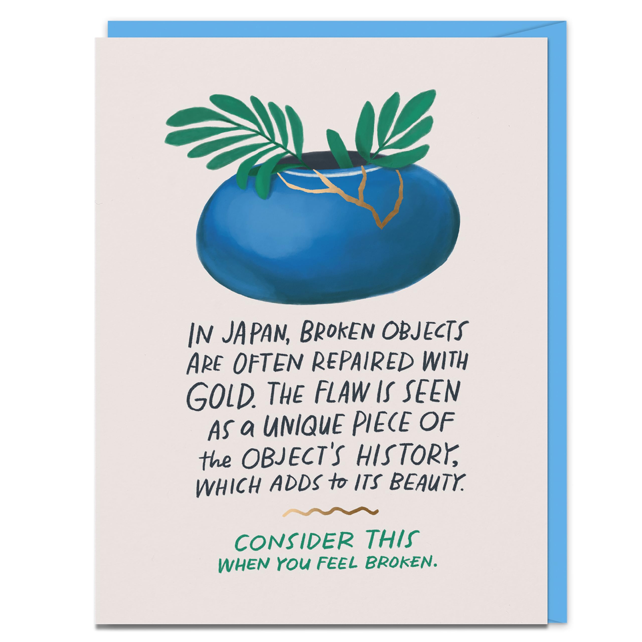 Em & Friends Broken Objects Empathy Cards (Box of 8 Greeting Cards With Envelopes) - Image 3