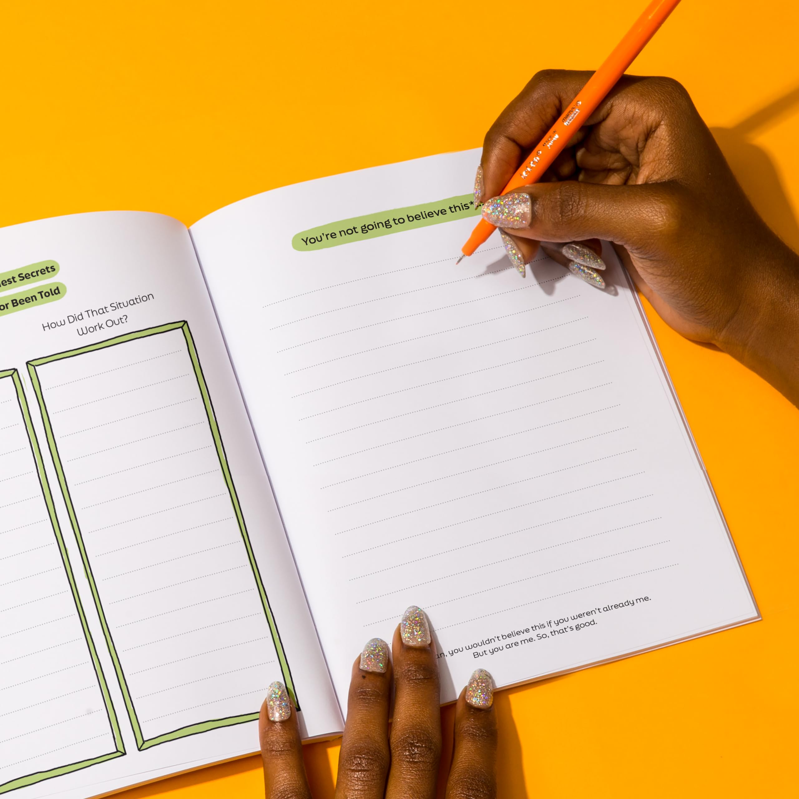 Em & Friends Mistakes Were Made Burn This Journal: A Guided Journal For Expressing Embarrassing Stuff & Cring-y Things You've Never Told Anyone - Image 4