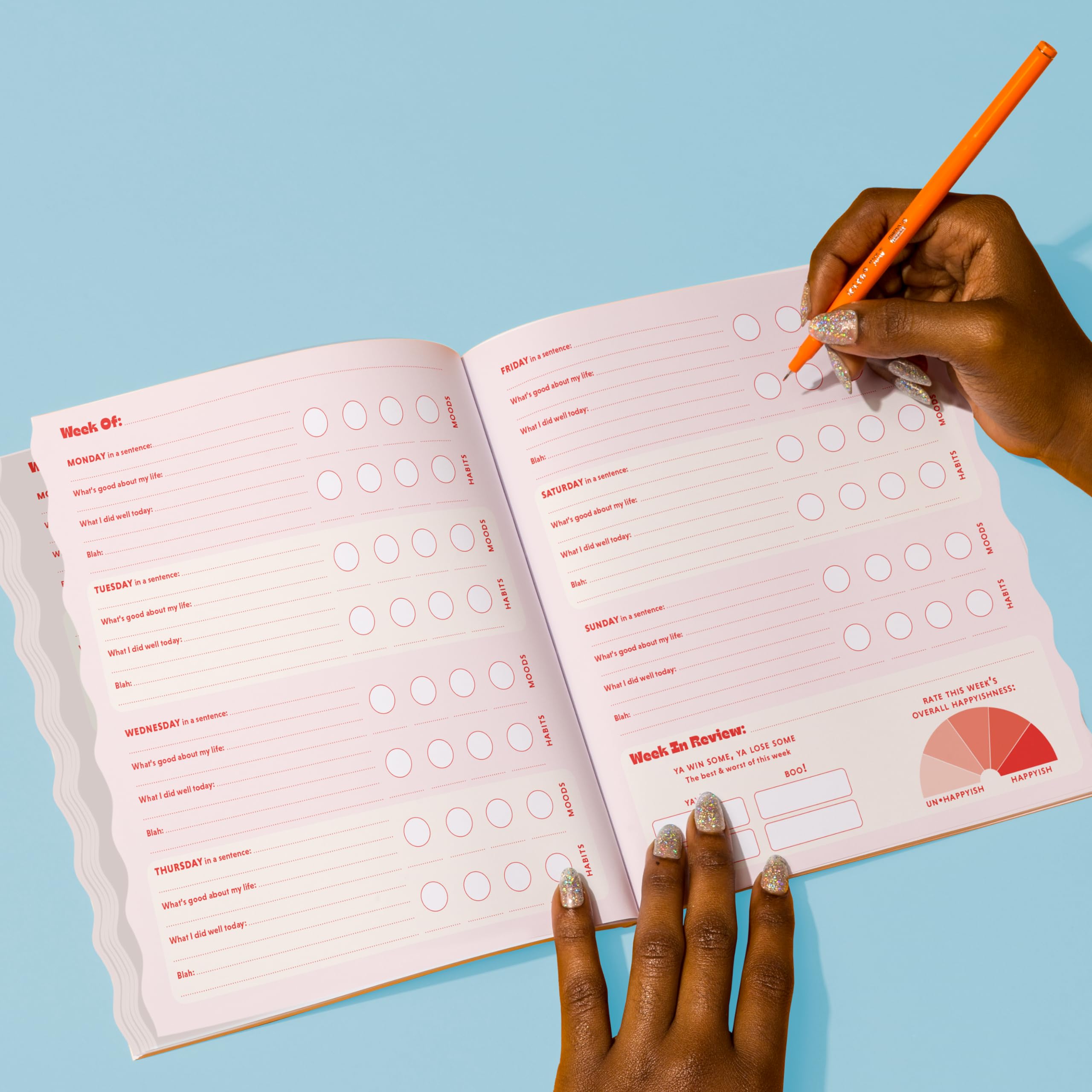 Happy-ish Guided Journal: To Document Who & How You Are Right Now, In Your Real Daily Life (No Pressure, No Perfectionism, And Practically No Rules) - Image 4