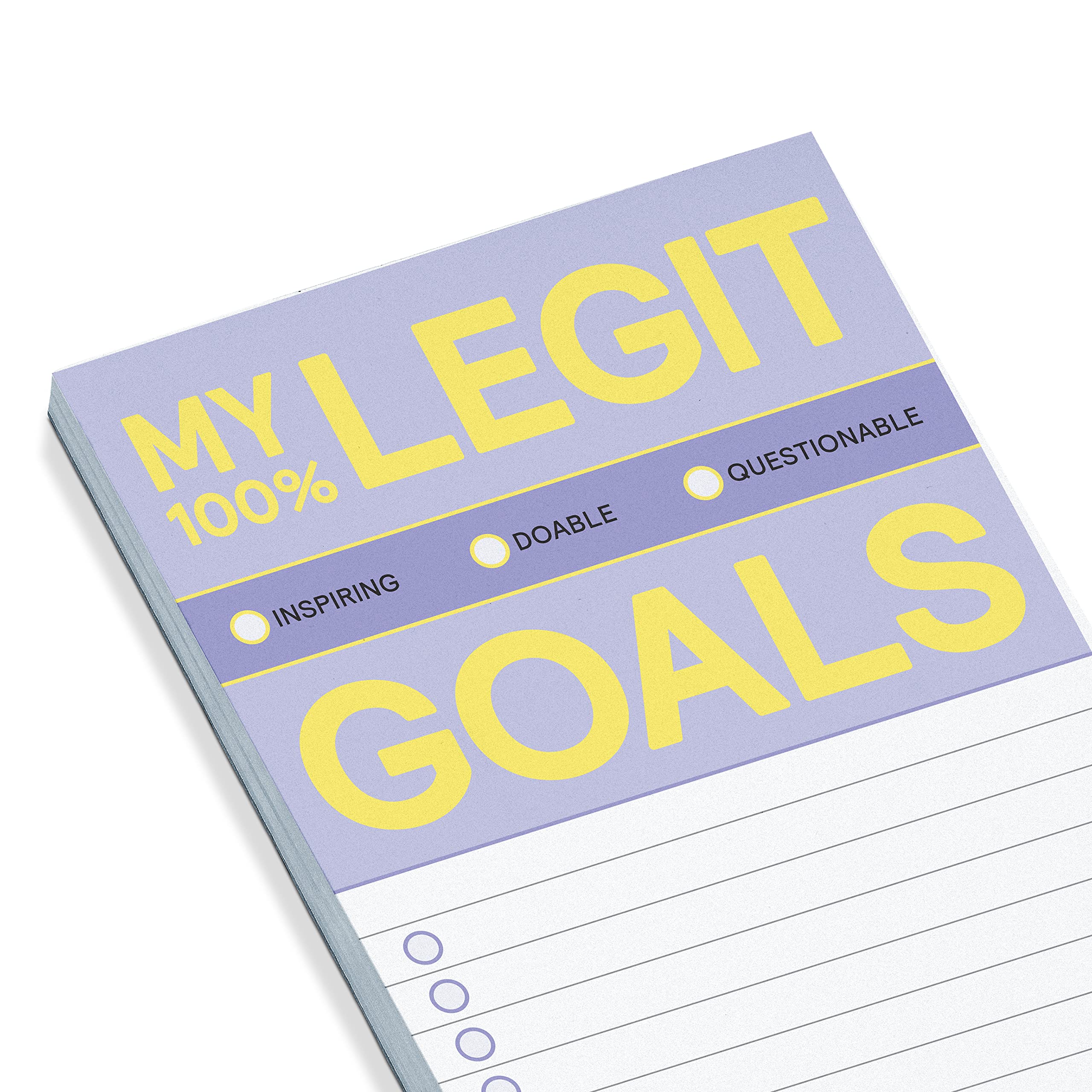 Knock Knock 6-Count My Legit Goals Make-a-List Pads - Daily Planner Pad & To Do Pads, 3.5 x 9-inches each - Image 4