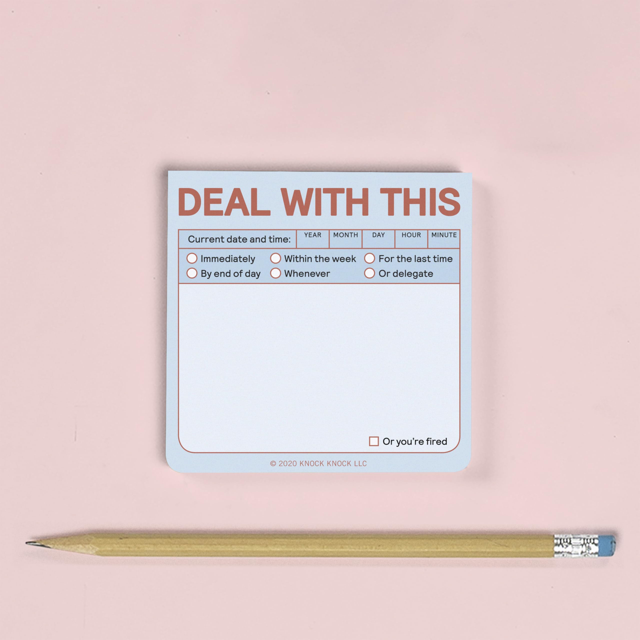 Knock Knock Deal with This Sticky Notes (Pastel Version, 3 x 3-inches Each) (Pack of 8) - Image 5
