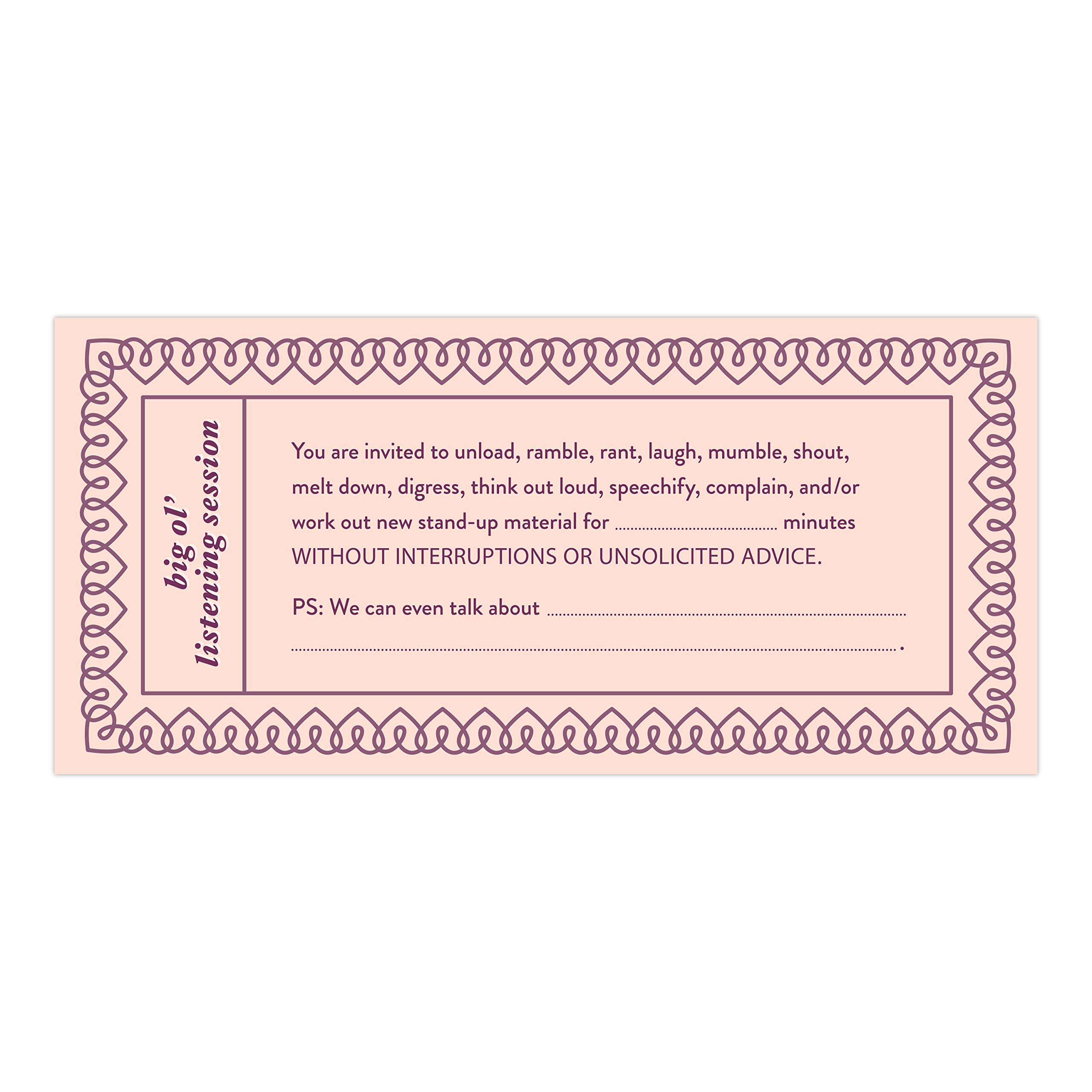 Knock Knock Fill in the Love Love Vouchers, Book of 15 Unique Perforated Coupons, 7.5 x 3.25-inches - Image 5