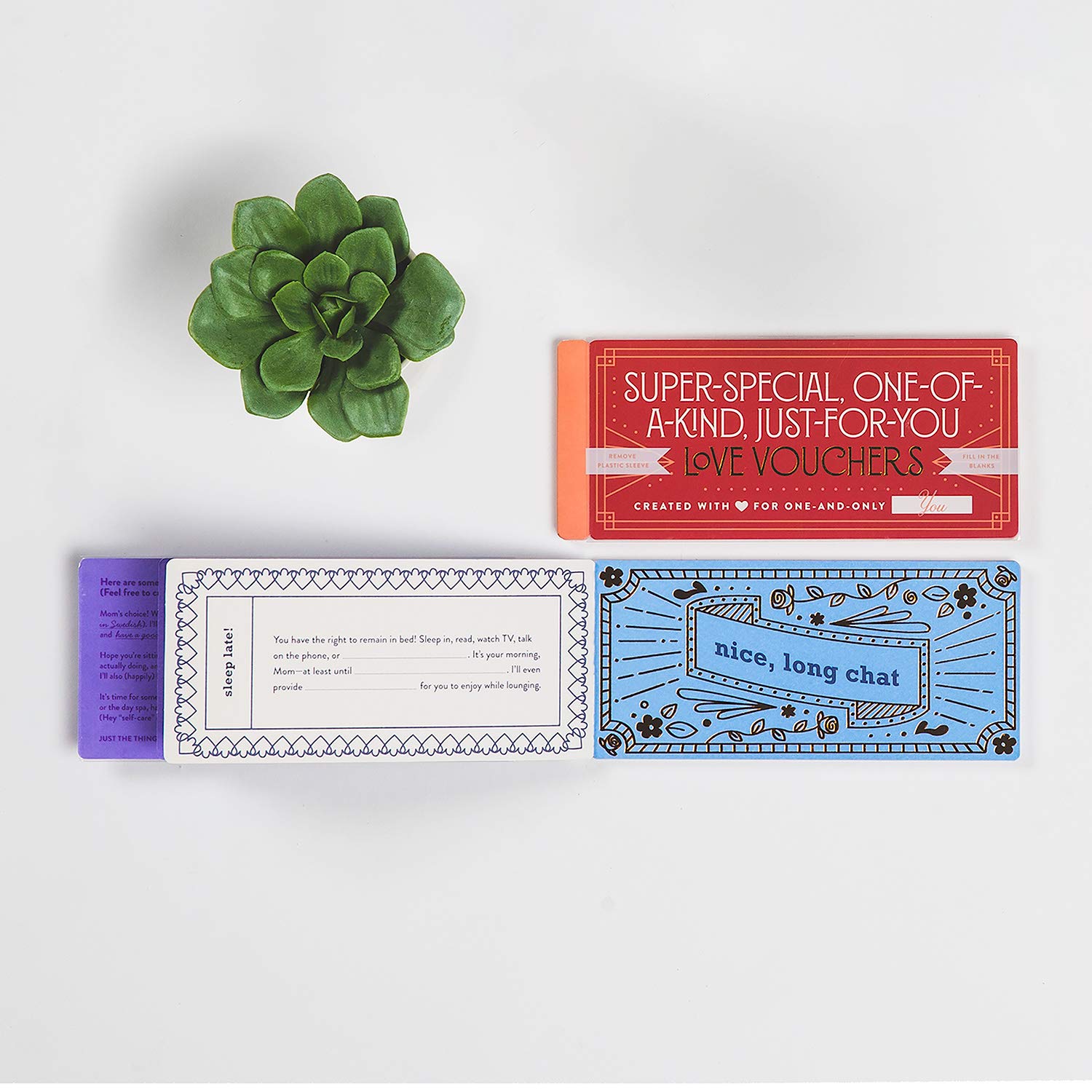 Knock Knock Fill in the Love Love Vouchers, Book of 15 Unique Perforated Coupons, 7.5 x 3.25-inches - Image 8